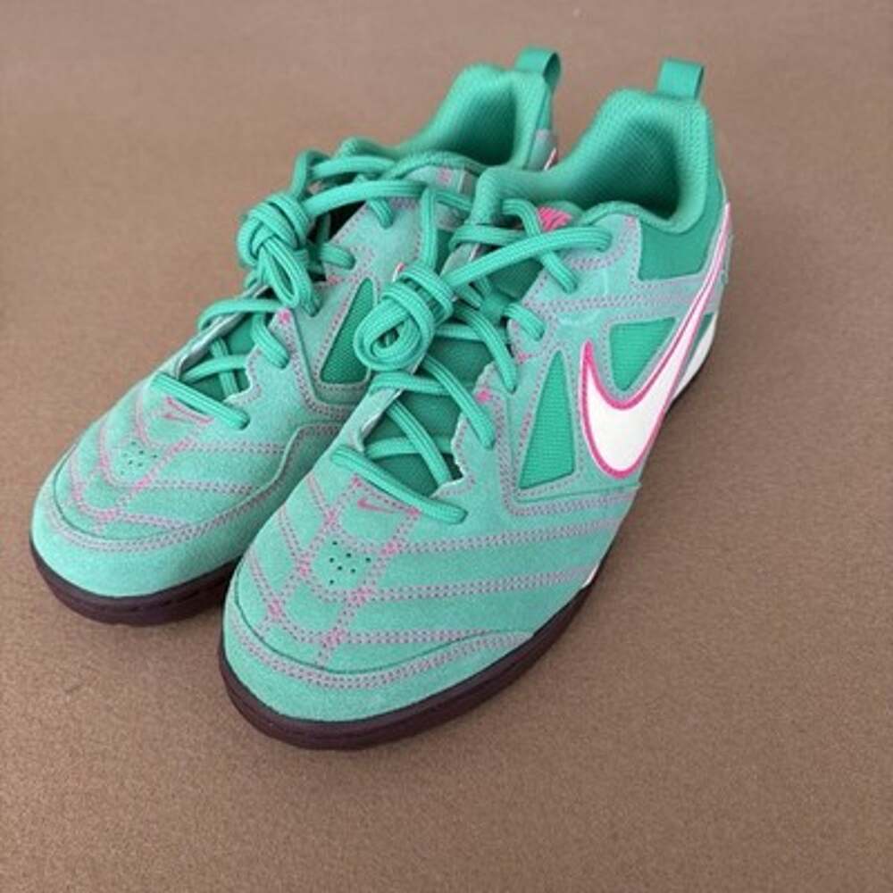 Nike Gato Soccer Sneaker Stadium Green/Pink II7085-301 Men's 7Y